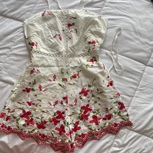 Strap back Romper